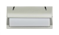 Moderne Außenwandleuchte IP54 B:25cm in Silber E27