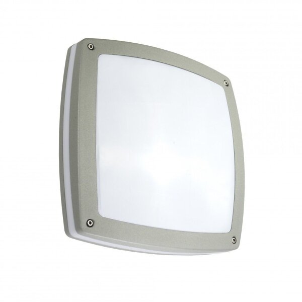 Außenlampe MOLEN in Silber blendarm 2x E27 IP44