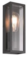 Wandleuchte Au&szlig;en Schwarz IP65 KAMPEN Au&szlig;enlampe