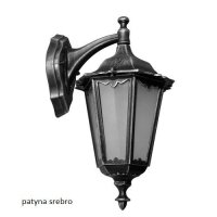 Rustikale Wandlampe außen IP43 Aluminium Glas