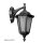 Rustikale Wandlampe außen IP43 Aluminium Glas