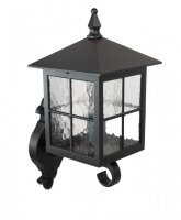 Rustikale Außenwandlampe BAARLE IP43 Schwarz
