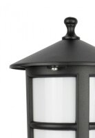 Sockelleuchte Garten Terrasse Schwarz 41cm