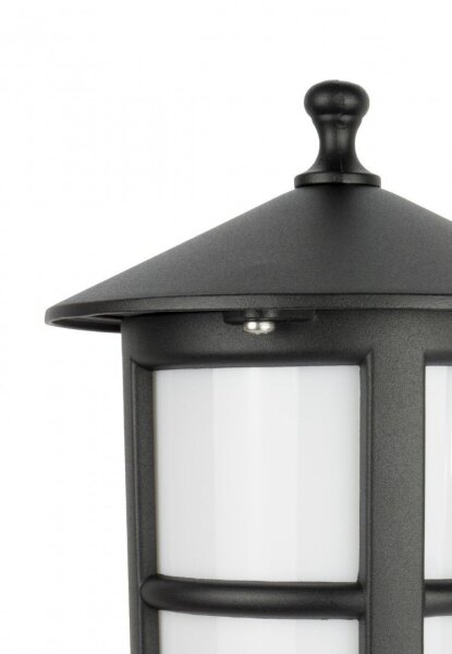Rustikale Außenleuchte 71cm regenfest Schwarz E27