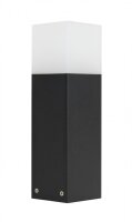 Schwarze Wegeleuchte au&szlig;en 33cm klein blendarm