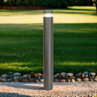 LED Au&szlig;enleuchte Anthrazit Edelstahl 75cm IP44