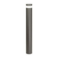 LED Außenleuchte Anthrazit Edelstahl 75cm IP44