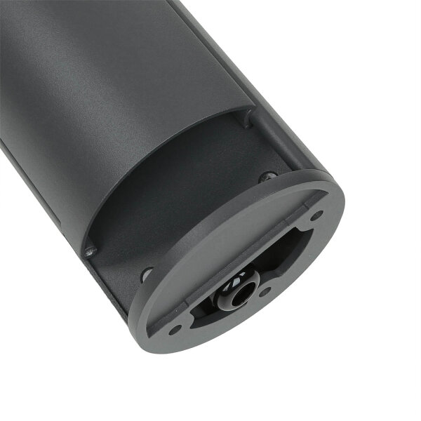 Außenlampe mit Steckdose Anthrazit 46,5cm blendarm