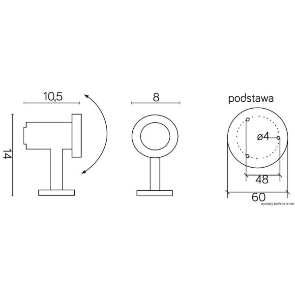 Außenlampe IP68 wasserdicht verstellbar GU5.3
