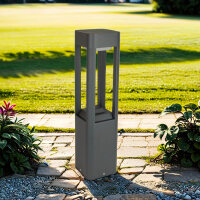 Moderne Wegeleuchte Anthrazit 50 cm IP54 GX53