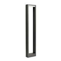 LED Wegeleuchte eckig IP54 80cm Anthrazit 4000K