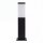 Außenlampe Schwarz Edelstahl 45cm IP44 eckig E27
