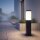 Außenlampe Schwarz Edelstahl 45cm IP44 eckig E27