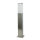 Edelstahl Pollerleuchte in Silber 65cm eckig E27