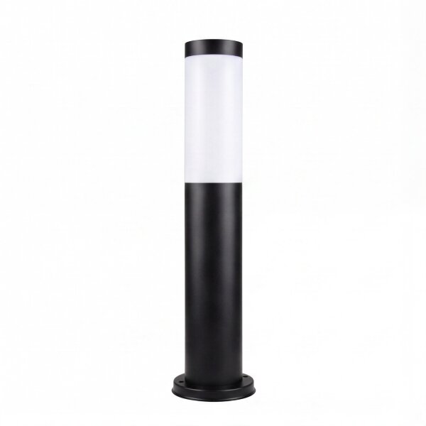 Schwarze Wegeleuchte 45cm IP44 Außen E27