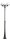 Kandelaber Garten 180-280 cm verstellbar IP43