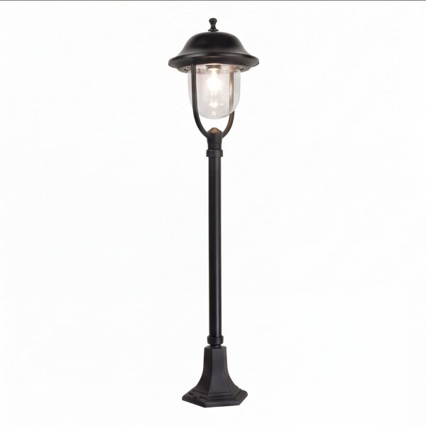 Außenlampe Schwarz 117cm IP43 E27 wetterfest