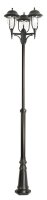 Rustikale Außenlampe Schwarz 195-295 cm IP43 E27