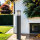 Moderne Gartenleuchte eckig 75 cm IP54 Schwarz