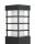 Moderne Gartenleuchte eckig 75 cm IP54 Schwarz