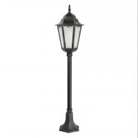 Schwarze Schinkellaterne 115cm Rustikal Aluminium