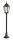 Schwarze Schinkellaterne 115cm Rustikal Aluminium
