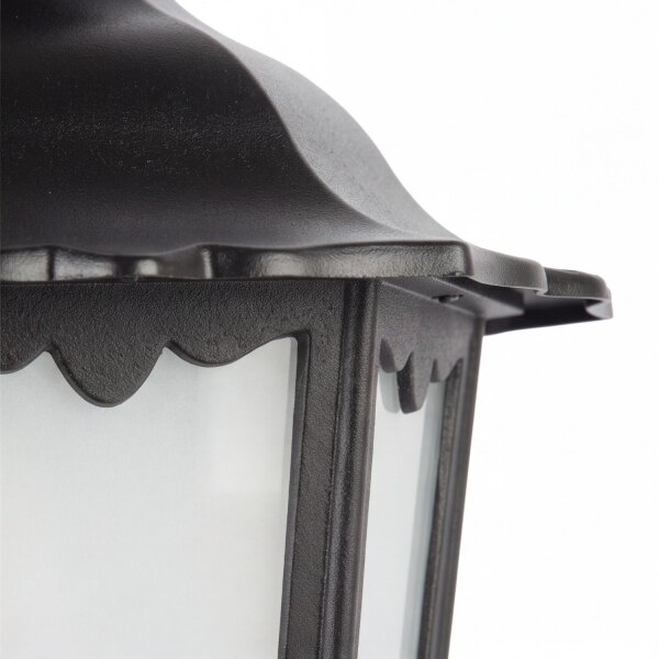 Rustikale Wegeleuchte Schwarz 84cm elegant E27