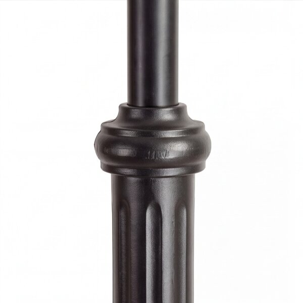 Rustikale Wegeleuchte Schwarz 195-295cm hoch E27