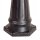 Rustikale Wegeleuchte Schwarz 195-295cm hoch E27