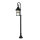 Rustikale Außenlampe Schwarz 116cm regenfest E27