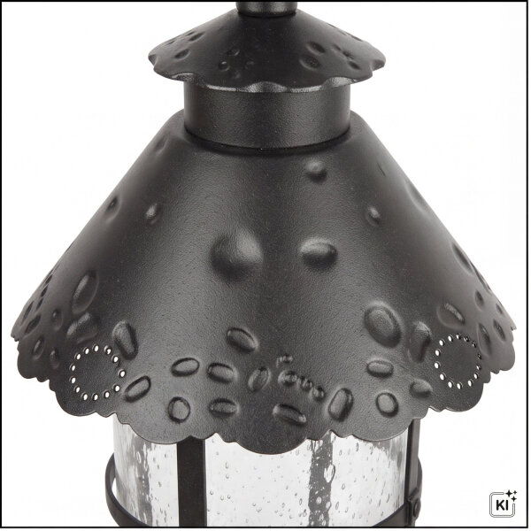 Rustikale Außenlampe TOURNAI 86cm regenfest