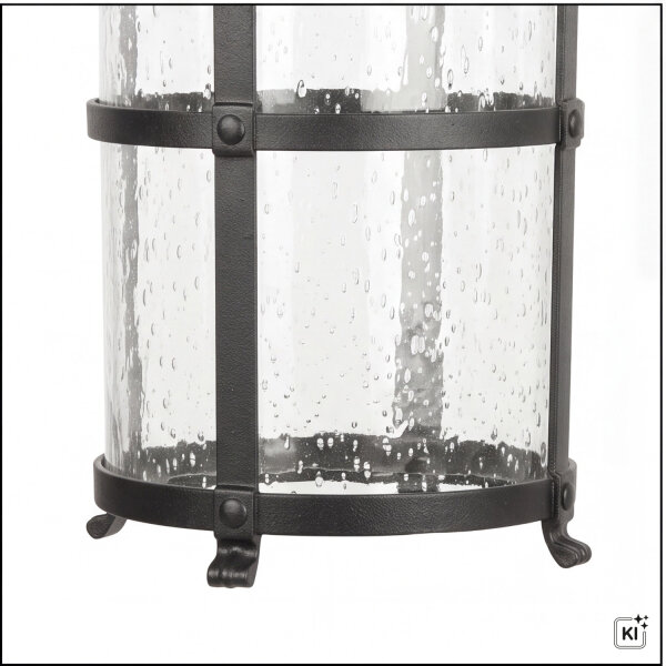 Rustikale Außenlampe TOURNAI 86cm regenfest