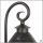 Rustikale Außenlampe TOURNAI 86cm regenfest