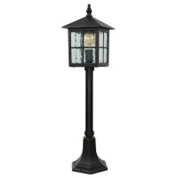 Außenleuchte BAARLE 76cm Schwarz IP43 Aluminium