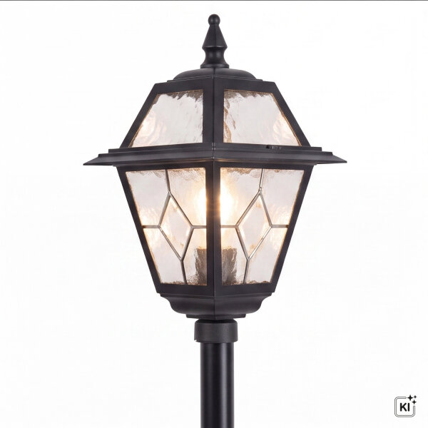 Rustikale Wegeleuchte MERKSEM 110cm IP43 Aluminium