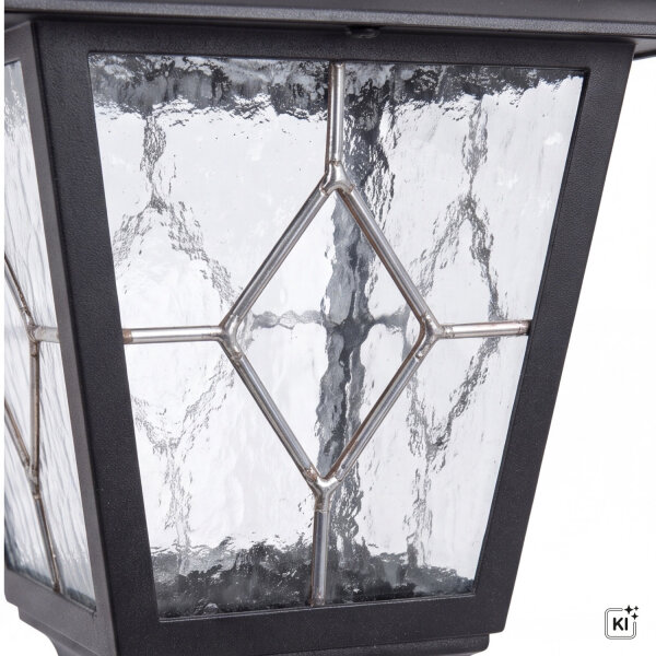 Rustikale Wegeleuchte MERKSEM 110cm IP43 Aluminium