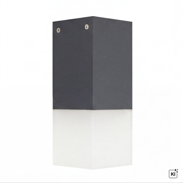 Außenleuchte Anthrazit IP44 Modern eckig E27