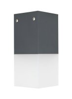 Blendarme Deckenlampe au&szlig;en IP44 Anthrazit E27