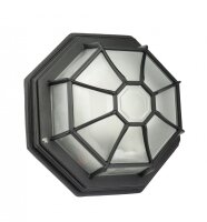 Rustikale Deckenlampe au&szlig;en IP43 Aluminium Glas
