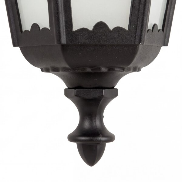 Outdoor Pendelleuchte Schwarz IP43 Rustikal DILSEN