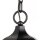 Outdoor Pendelleuchte Schwarz IP43 Rustikal DILSEN