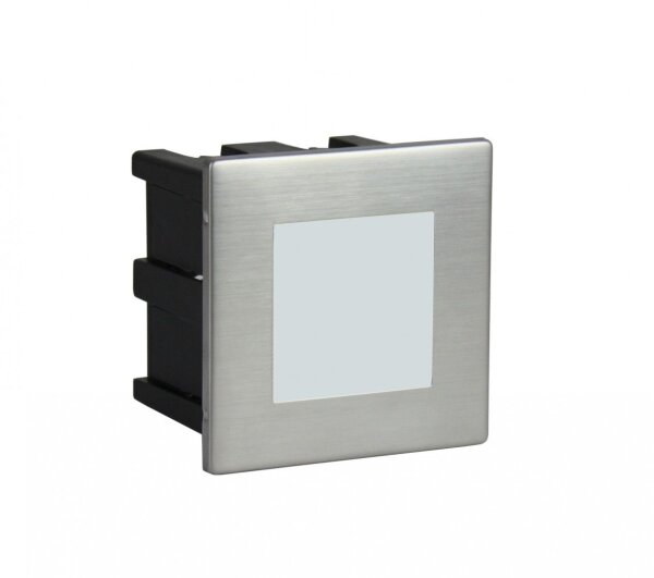 LED Treppenlampe Edelstahl IP65 3000K quadratisch