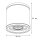 Runde Deckenlampe außen IP54 Ø9 cm Anthrazit GU10