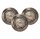Einbauspot 3-er Set Metall flexibel mit LED 320lm