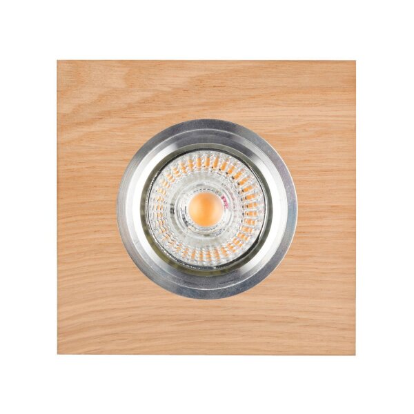 Einbaustrahler Holz beweglich mit LED 5W DELEN
