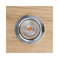 Einbaustrahler Holz beweglich mit LED 5W DELEN