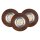 Einbauspot 3-er Set Holz mit LED GU10 verstellbar