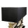 Design Tischlampe Treibholz Stoffschirm 80 cm lang