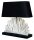 Dekorative Tischlampe ROLET Treibholz Stoff Wohnzimmer
