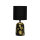 Tischlampe Schwarz Gold Wohnzimmer Nachttisch EAWAN